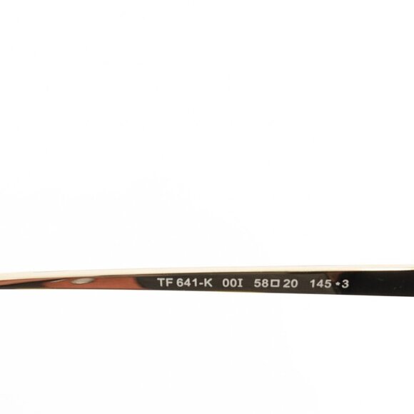 Tom Ford TF641 Round Sunglasses Black and Blue OS - Picture 8 of 11